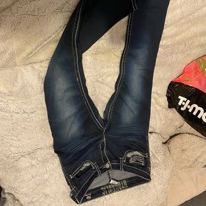 Curvy fit straight leg jeans